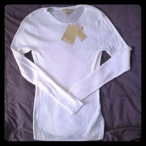 *New* Michael Kors off-white lightweight sweater